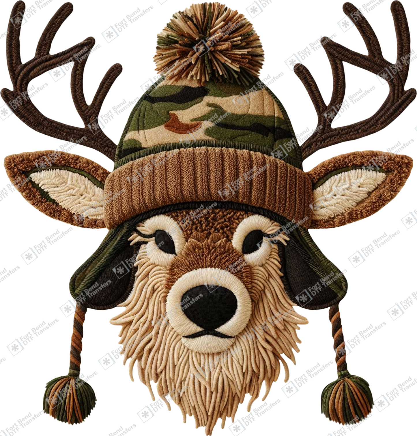Deer In Camo Hat