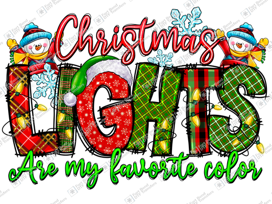 Christmas Lights Are My Favorite Color