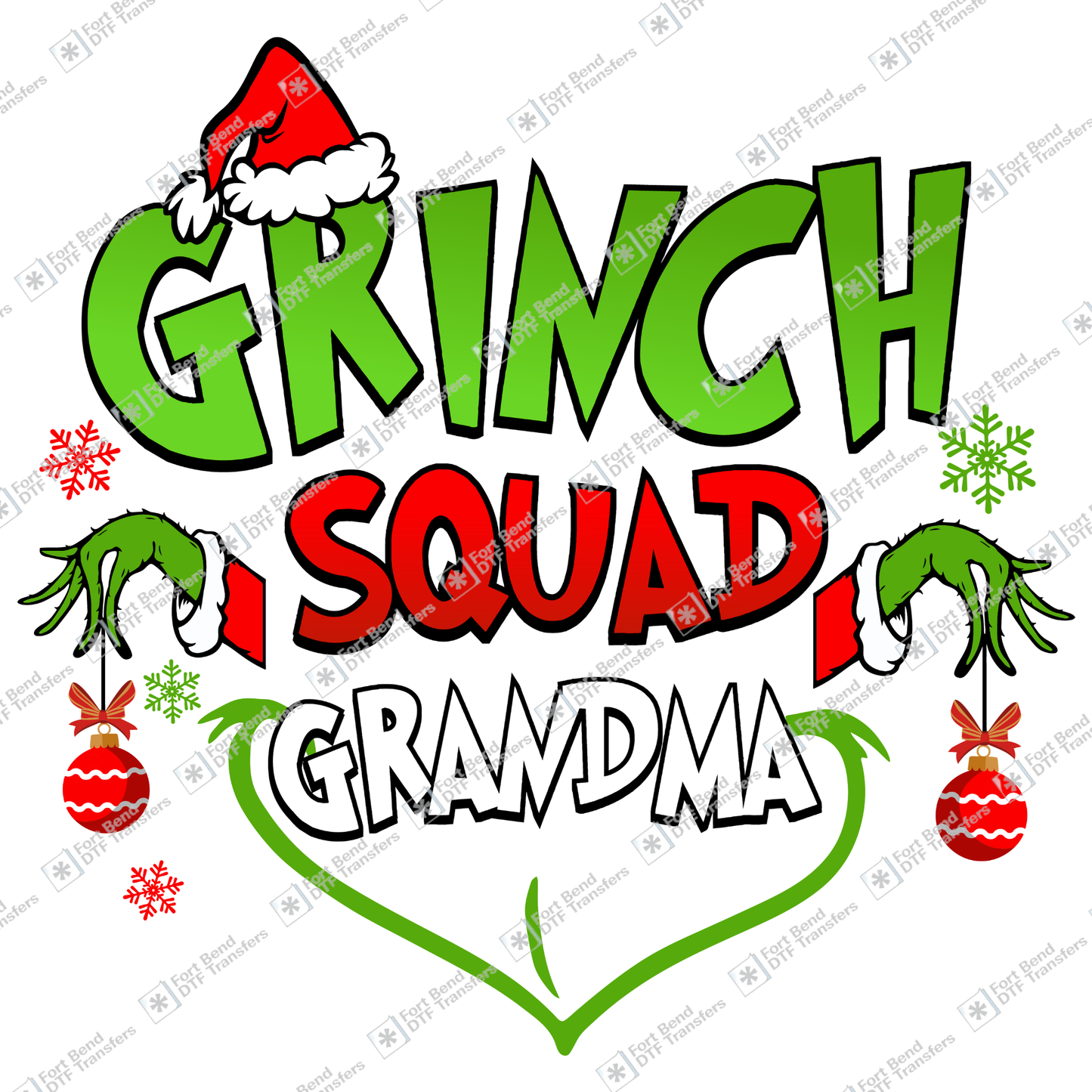 Grinch Squad Grandma