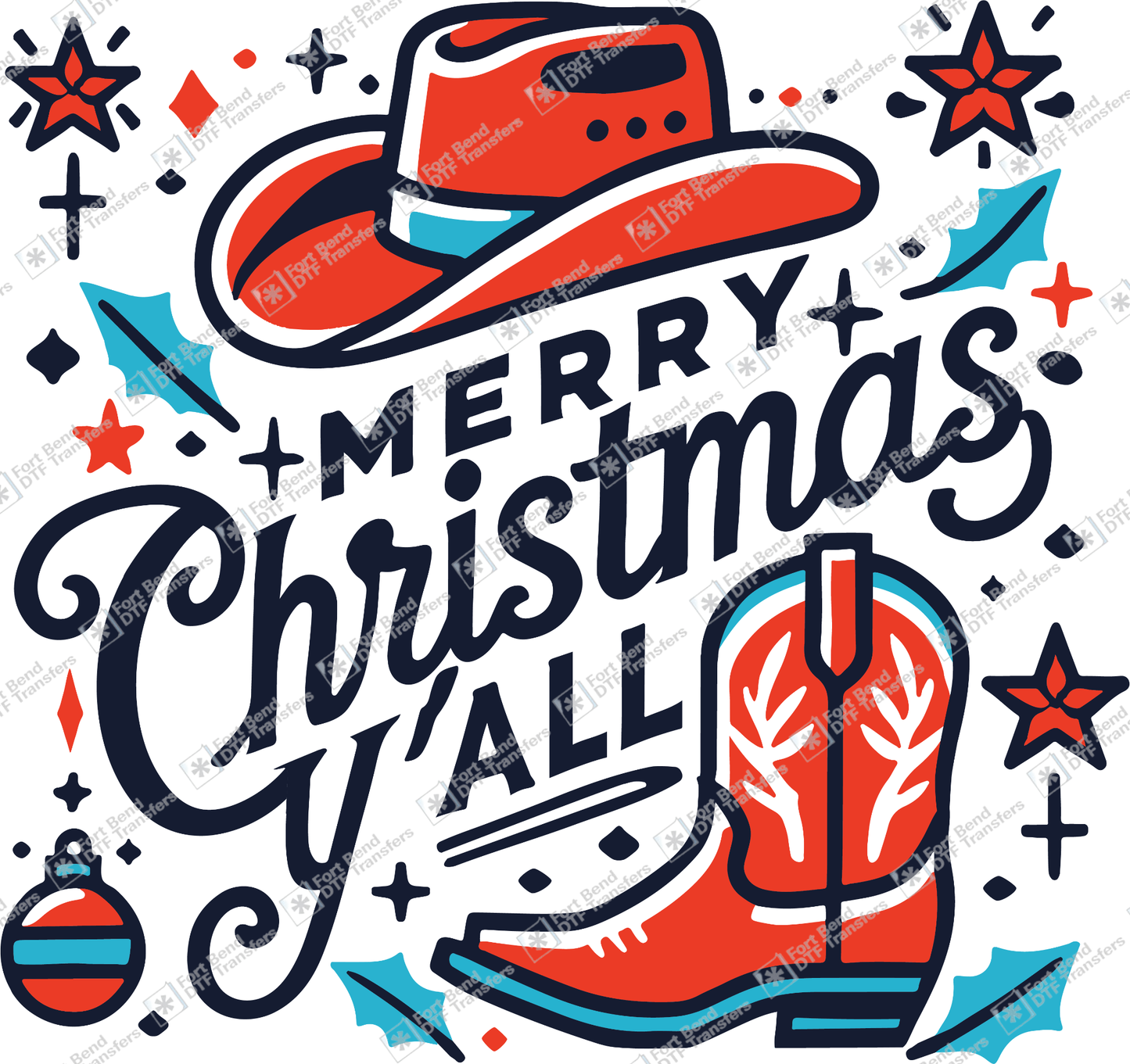 Merry Y All Black