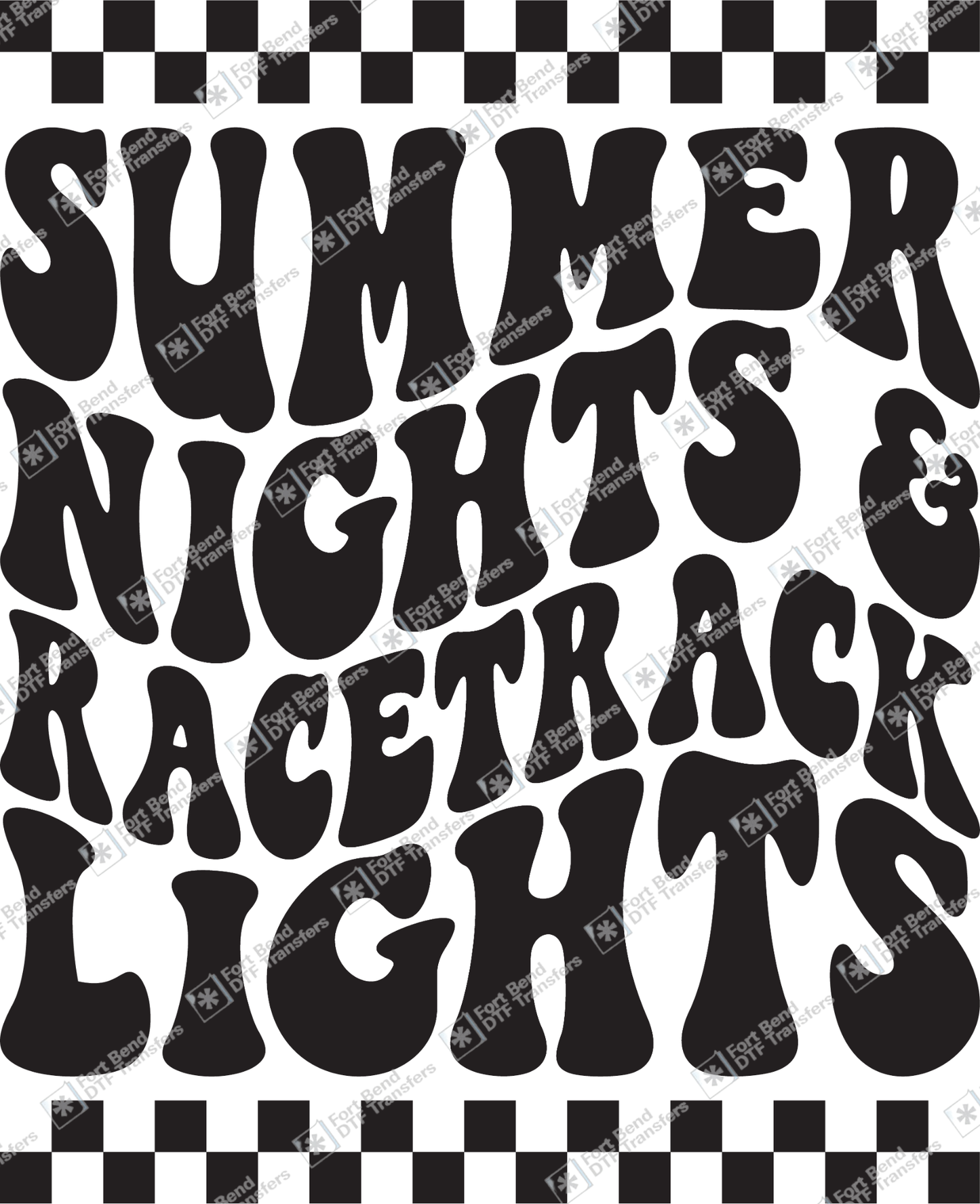 Summer Nights And Racetrack Lights